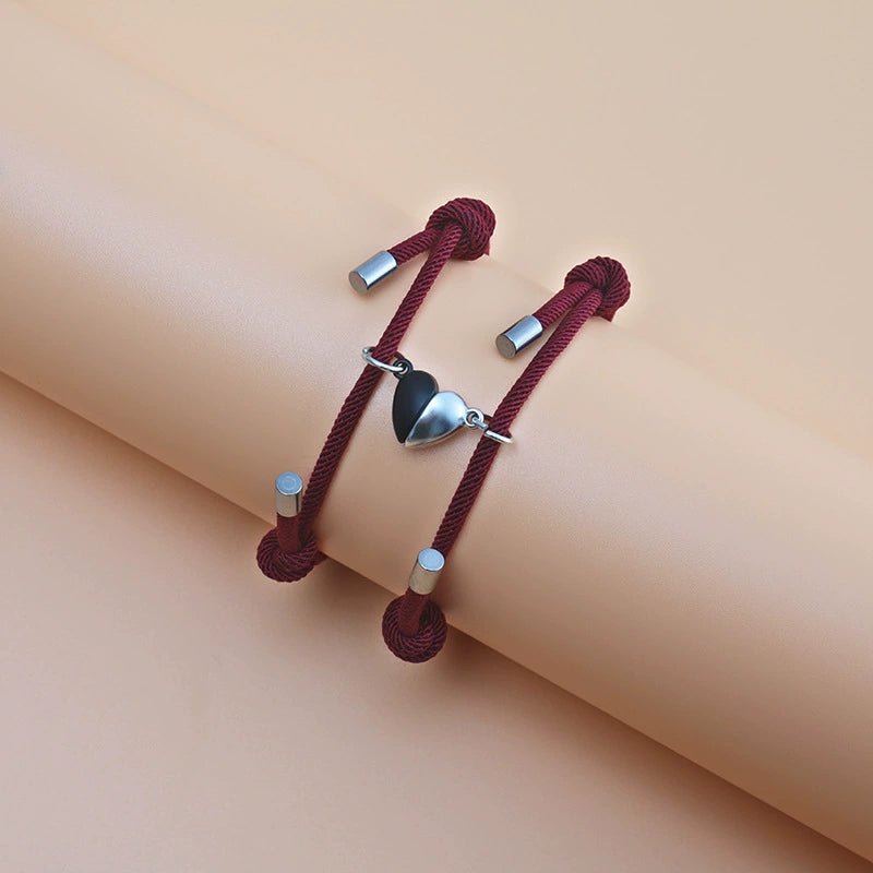 Magnetic Couples Bracelets Wine