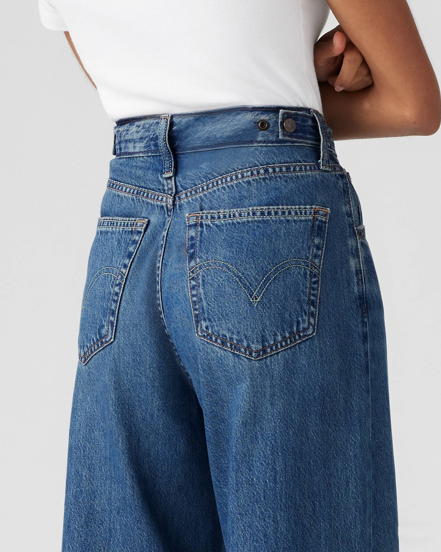 Adjustable Womens Cinch Baggy Jeans (Buy 2 Free Shipping)