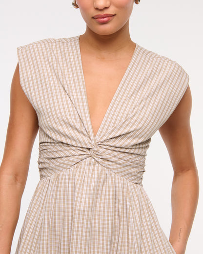 Twist-Front Maxi Dress (Buy 2 Free Shipping)