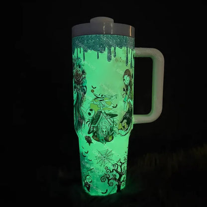 🎃 Curvybody & Sally Glow 40oz Tumbler | 2025 Halloween Sale | (Buy 2 for Free Shipping)