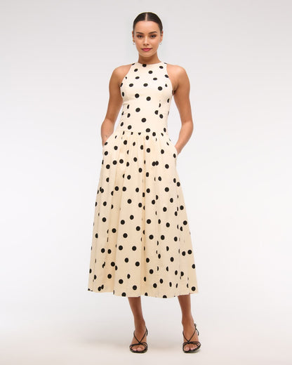 Drop-Waist Midi Dress (Buy 2 Free Shipping)