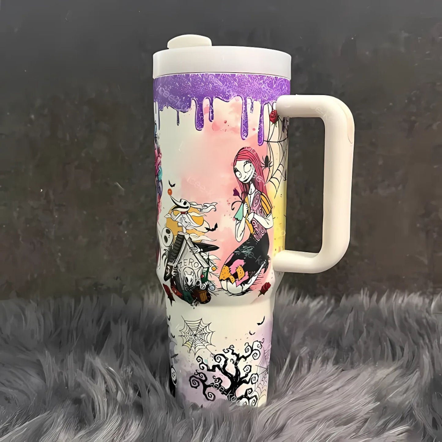 🎃 Curvybody & Sally Glow 40oz Tumbler | 2025 Halloween Sale | (Buy 2 for Free Shipping)