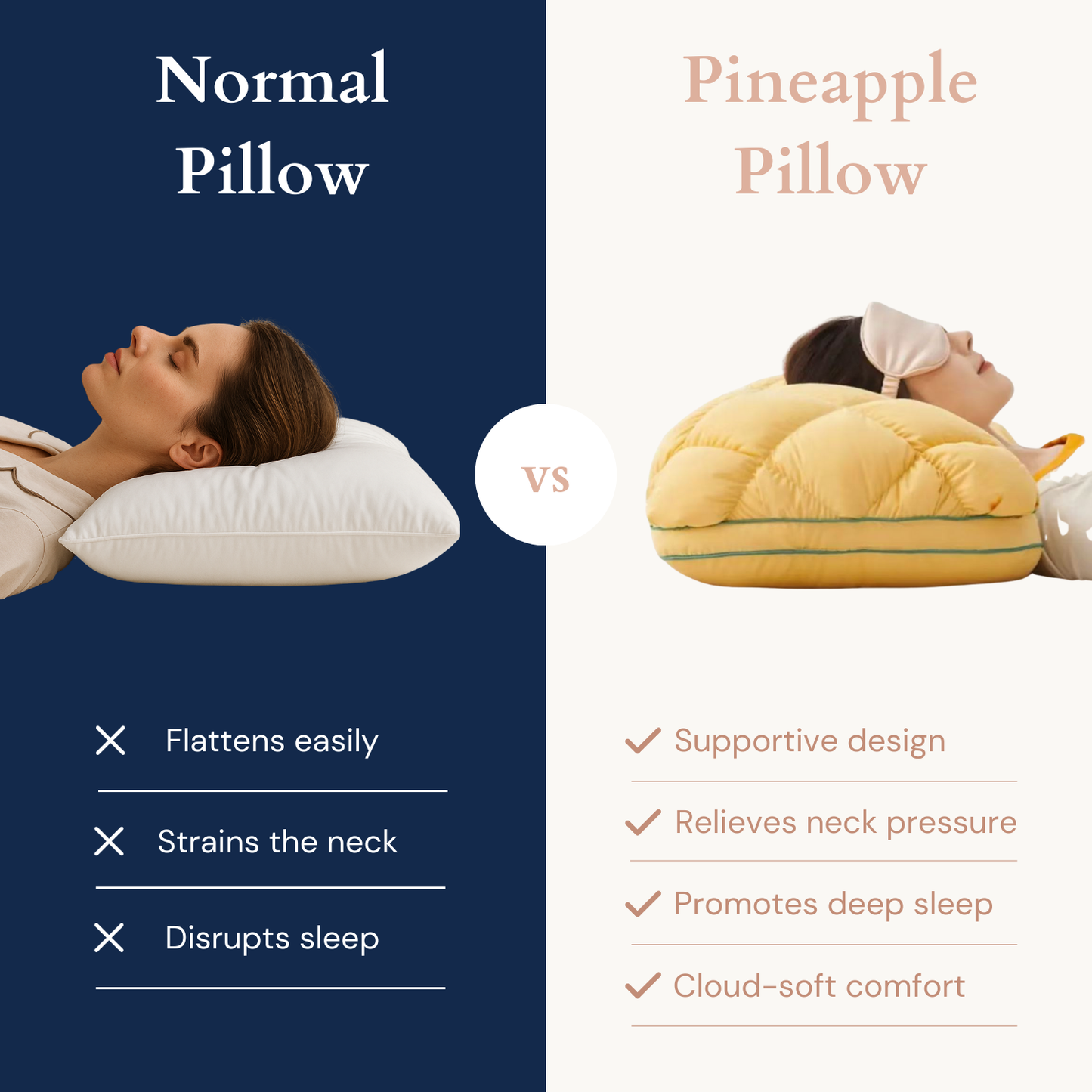 Pineapple Cloud-Like Pillow (Buy 2 Free Shipping)