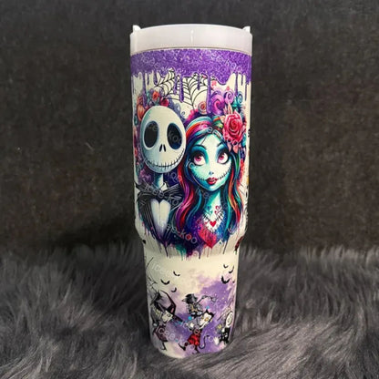 🎃 Curvybody & Sally Glow 40oz Tumbler | 2025 Halloween Sale | (Buy 2 for Free Shipping)