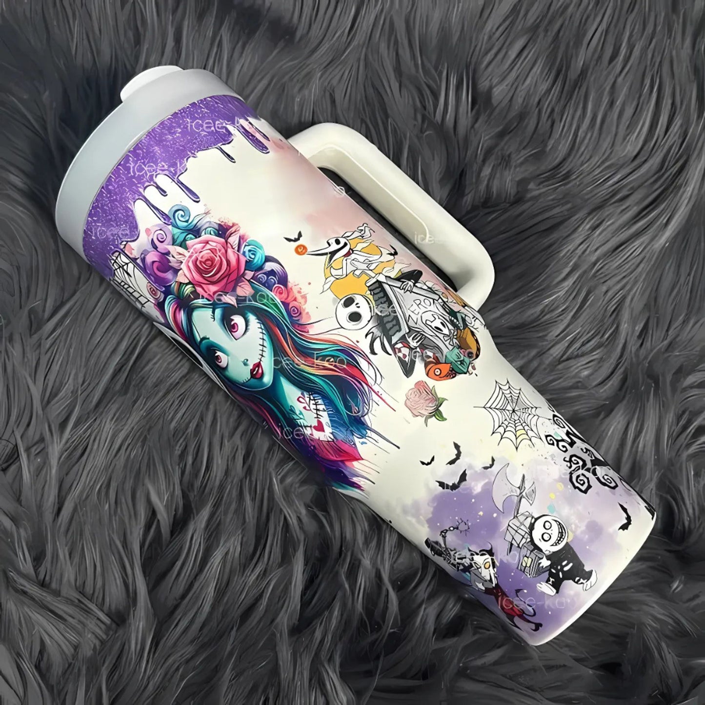 🎃 Curvybody & Sally Glow 40oz Tumbler | 2025 Halloween Sale | (Buy 2 for Free Shipping)