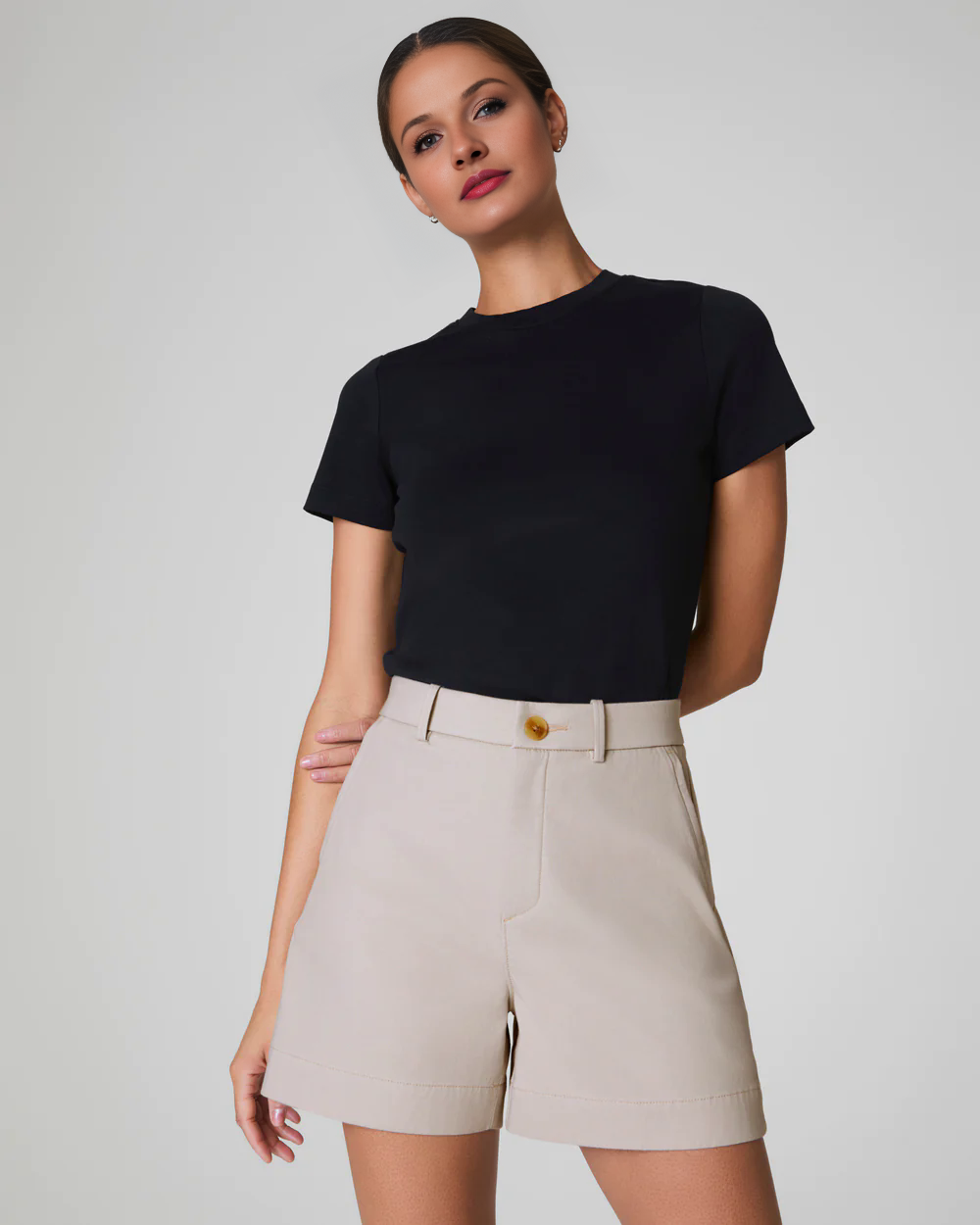 Tummy Control Super Smooth Stretch Twill Short (Buy 2 Free Shipping)