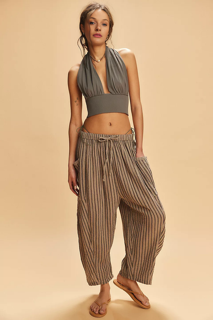 Cozy Quinn Striped Pants (Buy 2 Free Shipping)