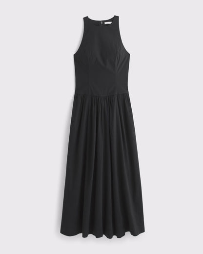 Drop-Waist Midi Dress (Buy 2 Free Shipping)