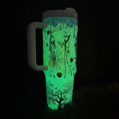 🎃 Curvybody & Sally Glow 40oz Tumbler | 2025 Halloween Sale | (Buy 2 for Free Shipping)