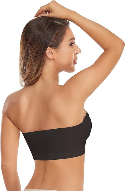 Non-Slip Silicone Padded Bea Wireless Tube Top Bra (Buy 2 Free Shipping)