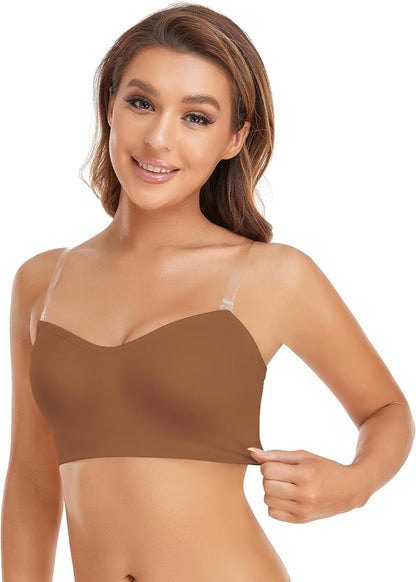Non-Slip Silicone Padded Bea Wireless Tube Top Bra (Buy 2 Free Shipping)