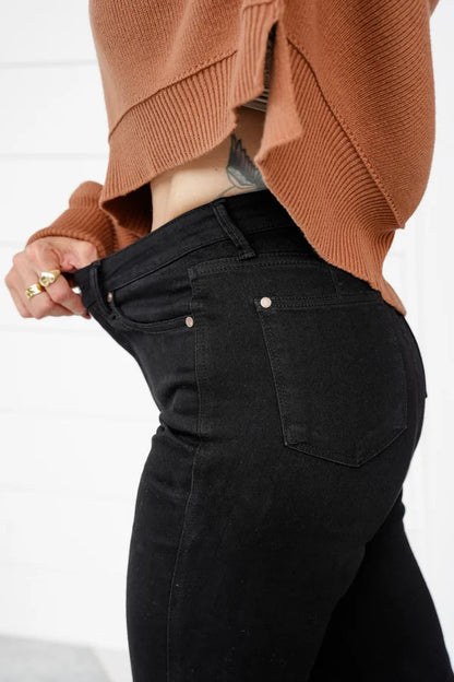 High Rise Tummy Control Classic Straight Leg Jeans(Buy 2 Free Shipping)