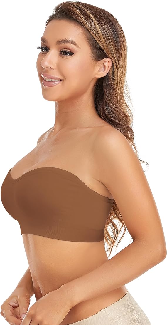 Non-Slip Silicone Padded Bea Wireless Tube Top Bra (Buy 2 Free Shipping)