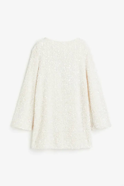 Sequined Tie-back Dress (Buy 2 Free Shipping)