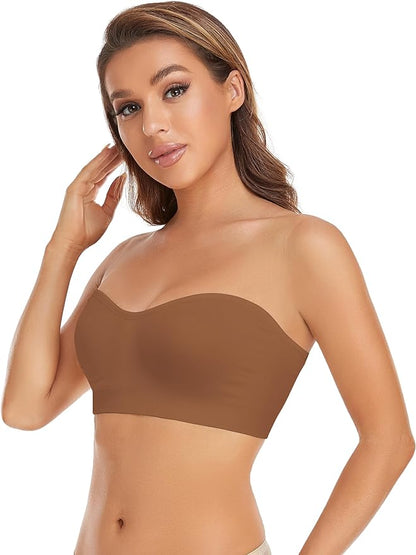 Non-Slip Silicone Padded Bea Wireless Tube Top Bra (Buy 2 Free Shipping)