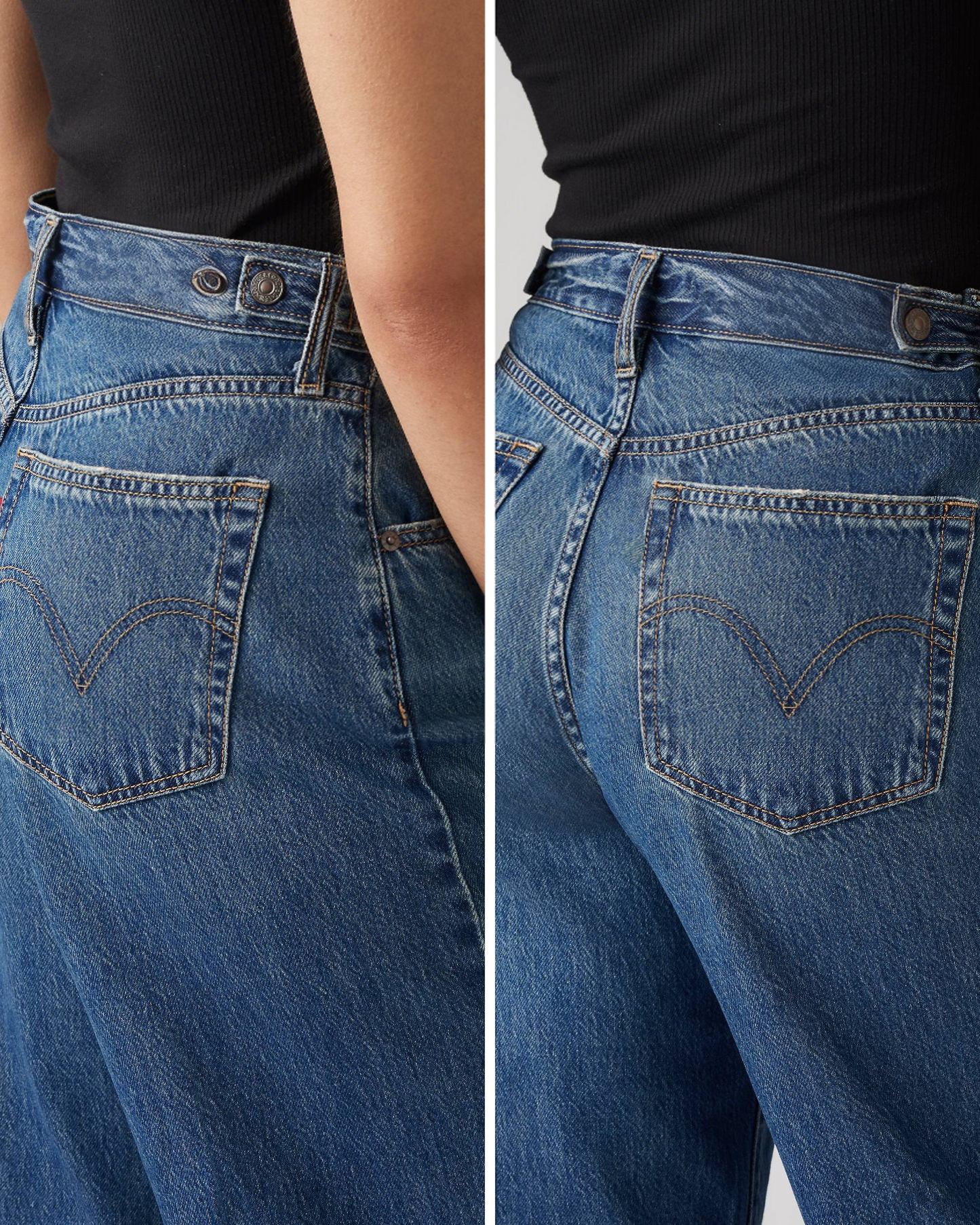 Adjustable Womens Cinch Baggy Jeans (Buy 2 Free Shipping)