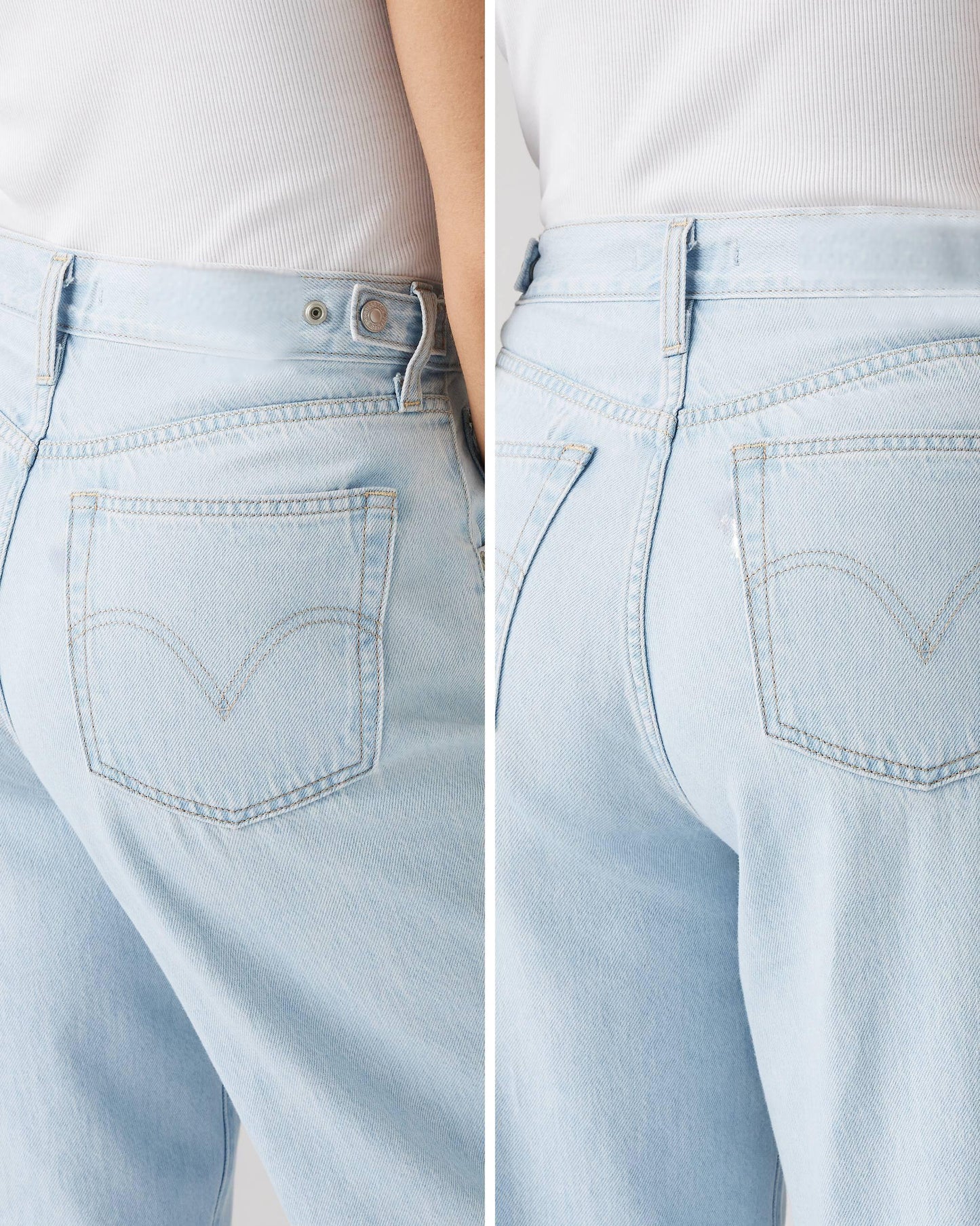 Adjustable Womens Cinch Baggy Jeans (Buy 2 Free Shipping)