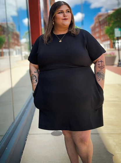 AirEssentials Cinched T-Shirt Dress (Buy 2 Free Shipping)