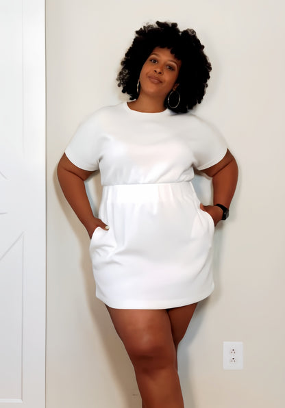 AirEssentials Cinched T-Shirt Dress (Buy 2 Free Shipping)