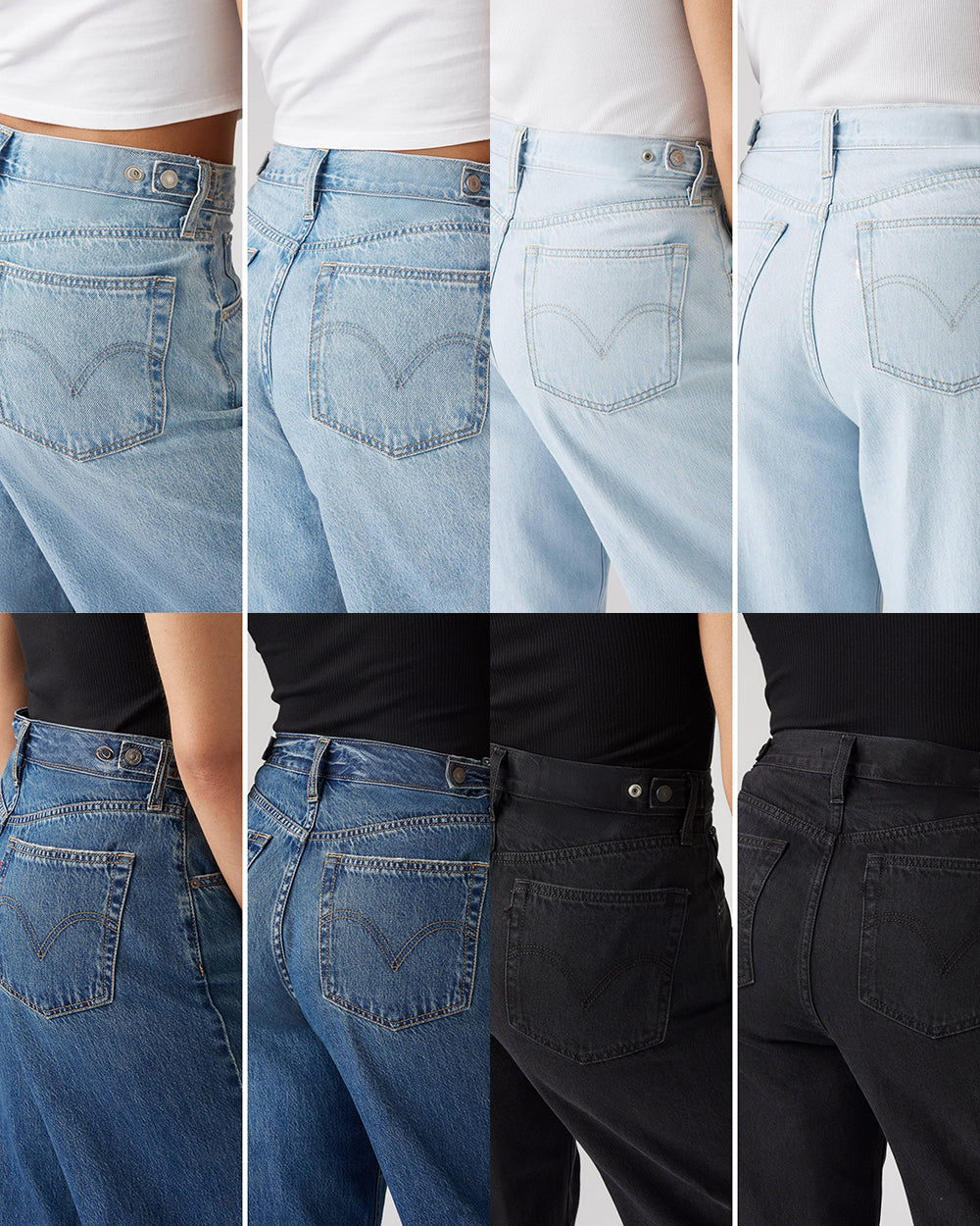 Adjustable Womens Cinch Baggy Jeans (Buy 2 Free Shipping)
