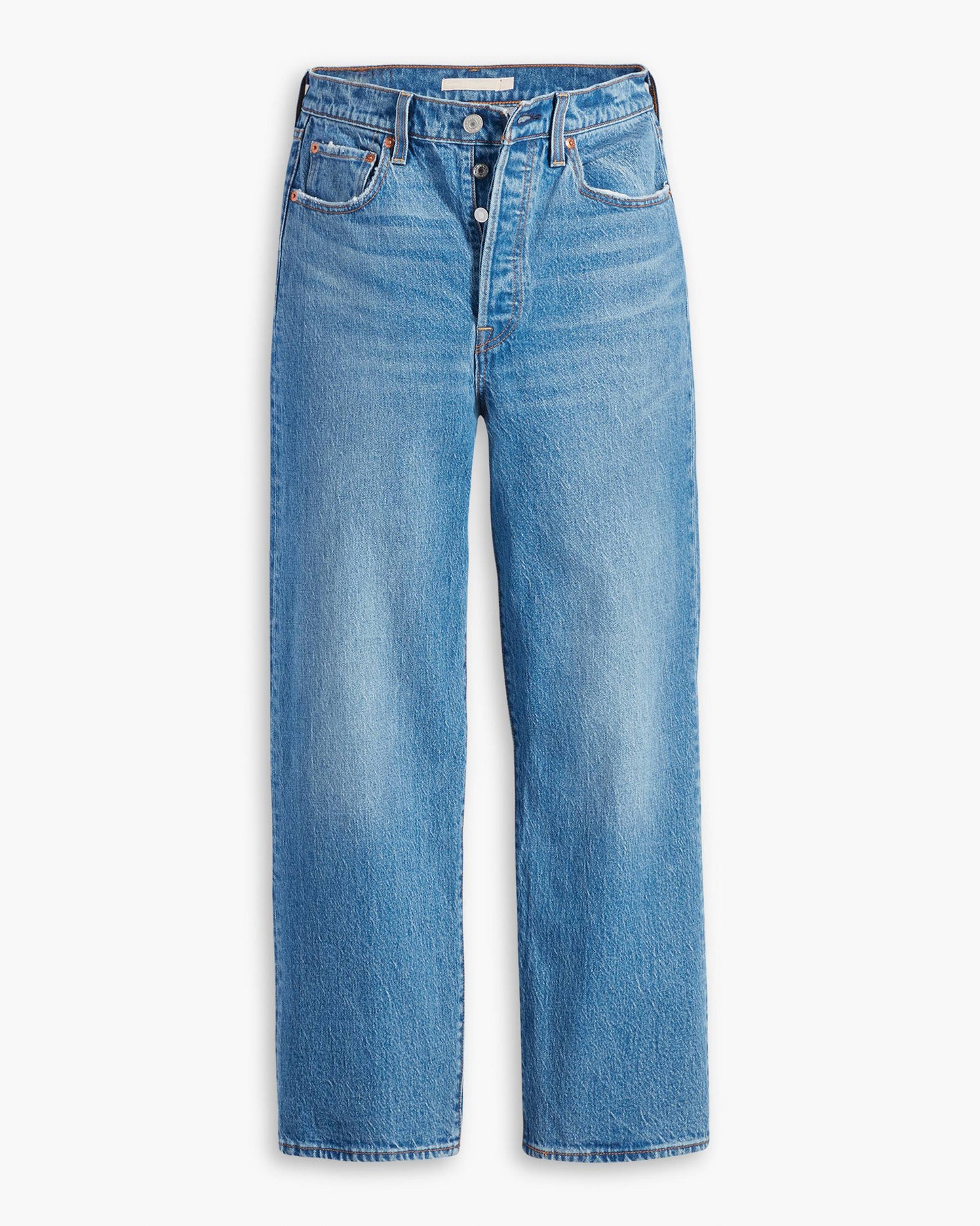 Hidden Buttons Ribcage Straight Ankle Jeans (Buy 2 Free Shipping)