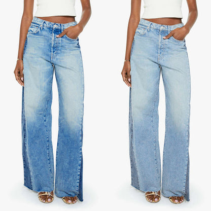 The Pipe Dream Button Sneak Fray Jean(Buy 2 Free Shipping)