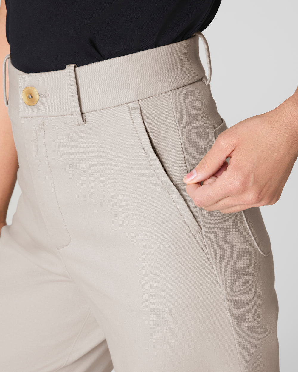 Tummy Control Stretch Twill Wide Leg Pant(Buy 2 Free Shipping)