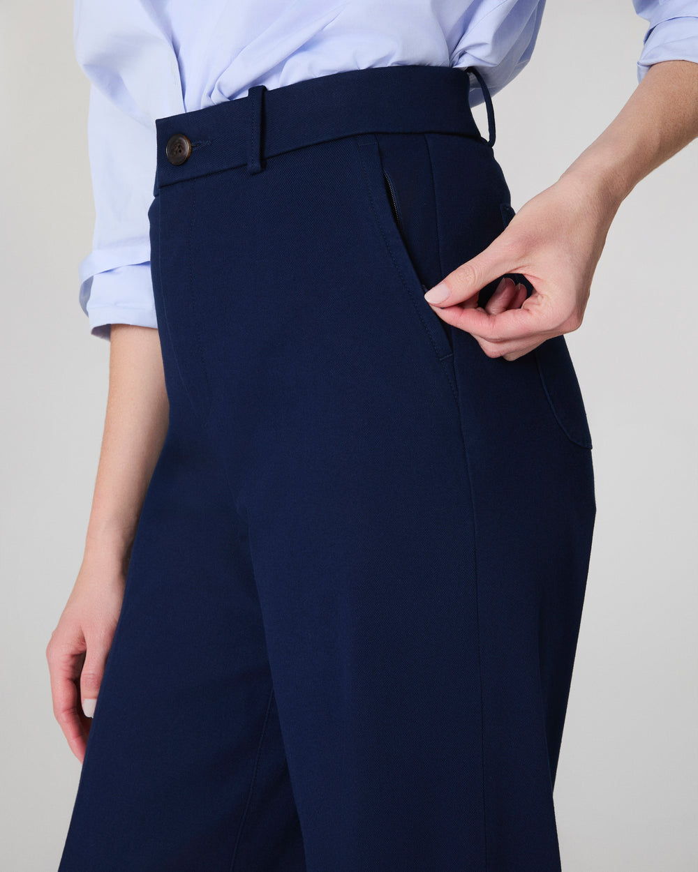 Tummy Control Stretch Twill Wide Leg Pant(Buy 2 Free Shipping)