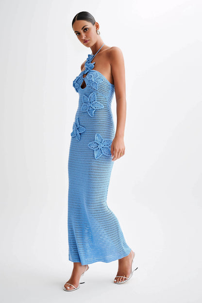 KYLA Floral Crochet Maxi Dress(BUY 2 FREE SHIPPING)
