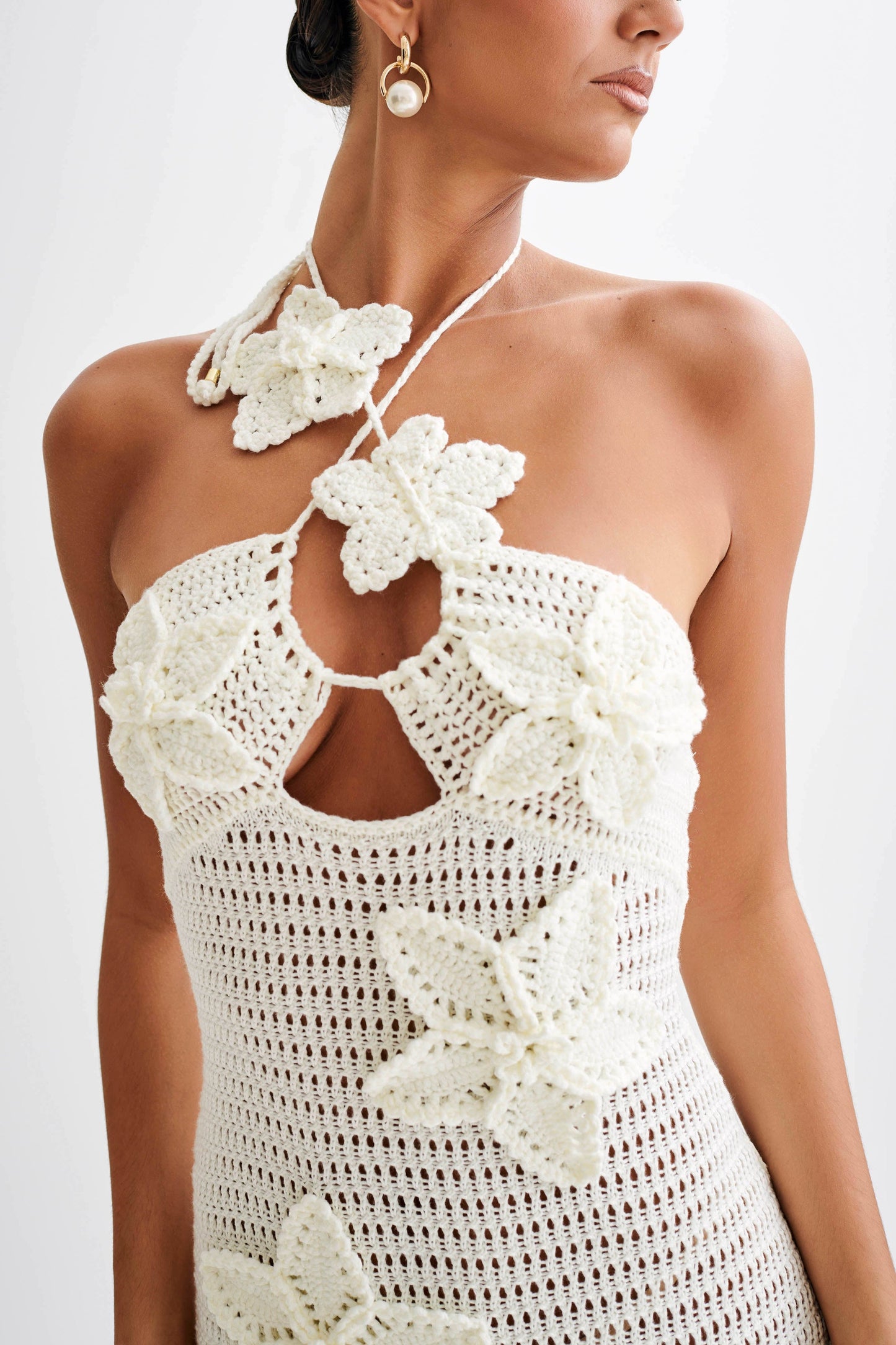 KYLA Floral Crochet Maxi Dress(BUY 2 FREE SHIPPING)