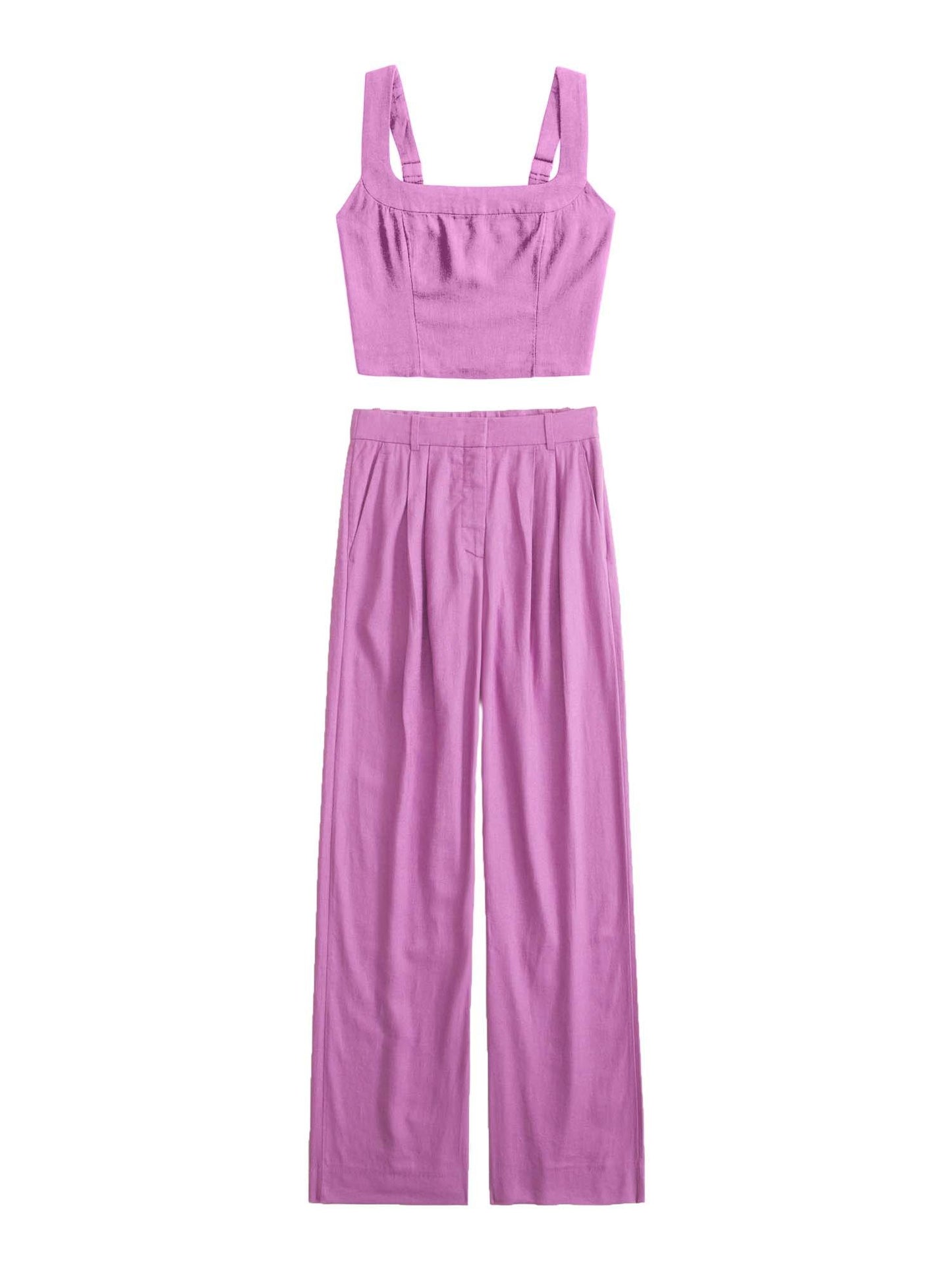 Tailored & lifted Linen-Blend Set(BUY 2 FREE SHIPPING)