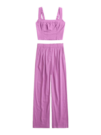Tailored & lifted Linen-Blend Set(BUY 2 FREE SHIPPING)