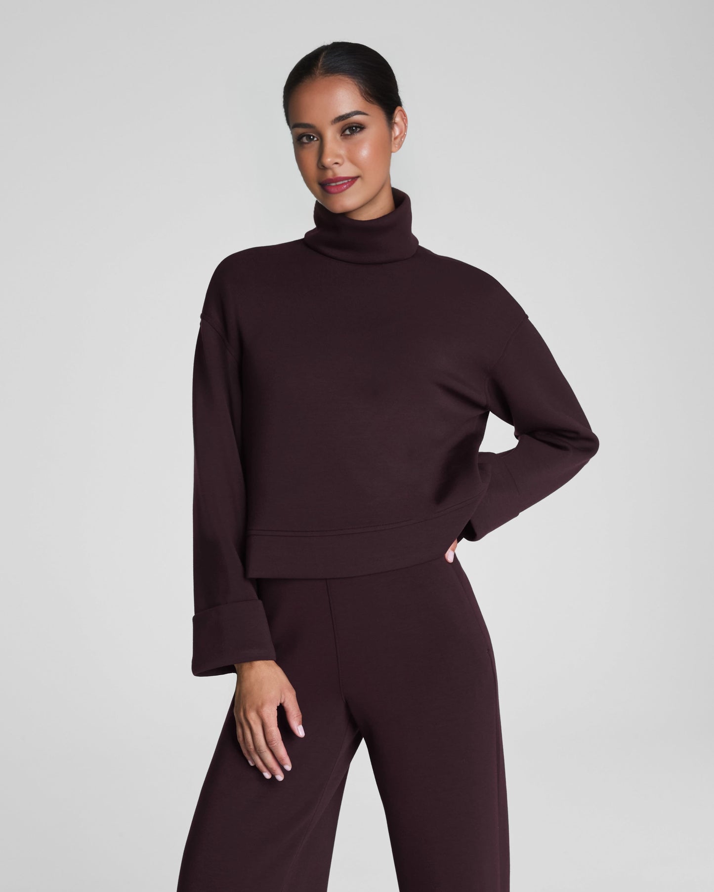 Airessentials Turtleneck Wide Leg Pant Set (Buy 2 Free Shipping)