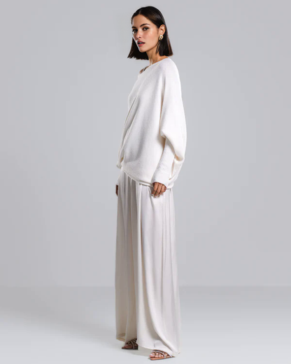 Cashmere Asymmetric Draped Jumper (Buy 2 Free Shipping)
