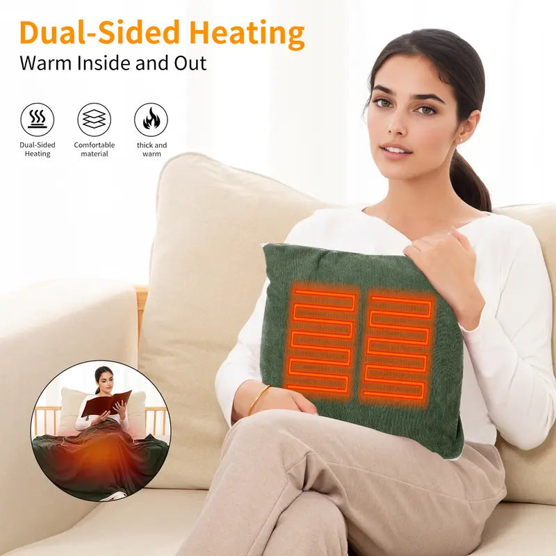 🎅Best Winter Gifts 🔥Favorite Portable Heated Shawl (Buy 2 Free Shipping)