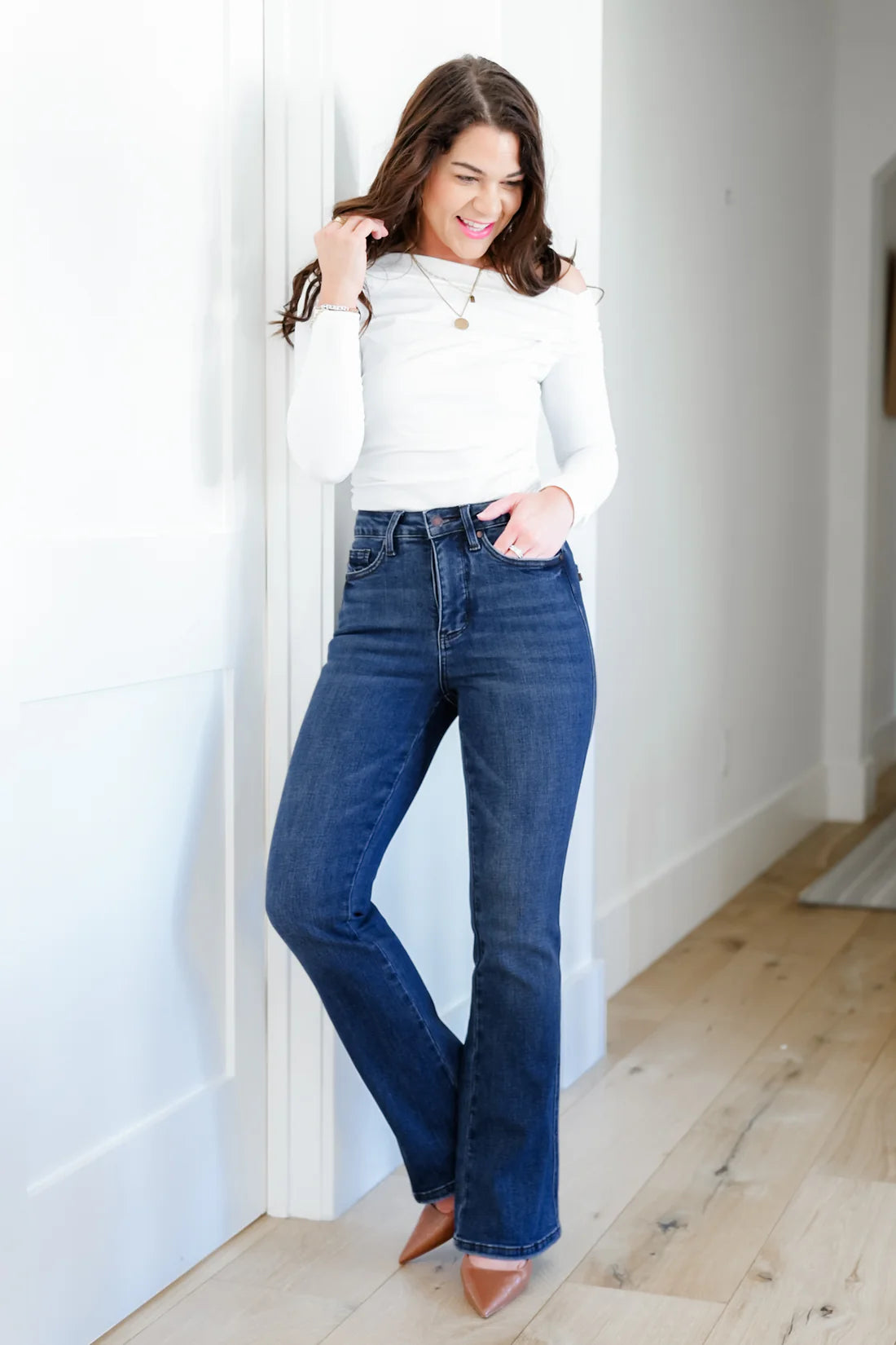 High Rise Tummy Control Multiple Inseam Bootcut Jeans (Buy 2 Free Shipping)