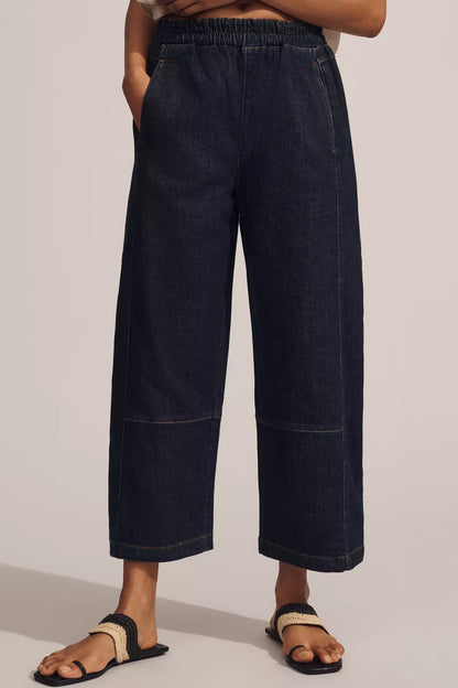 The Relaxed Pull-On Barrel Jeans(Buy 2 Free Shipping)