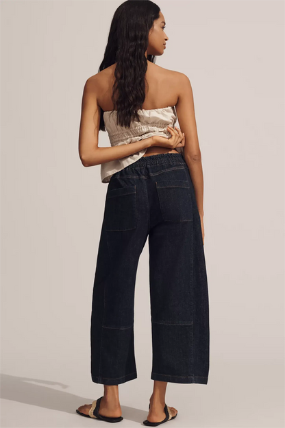 The Relaxed Pull-On Barrel Jeans(Buy 2 Free Shipping)