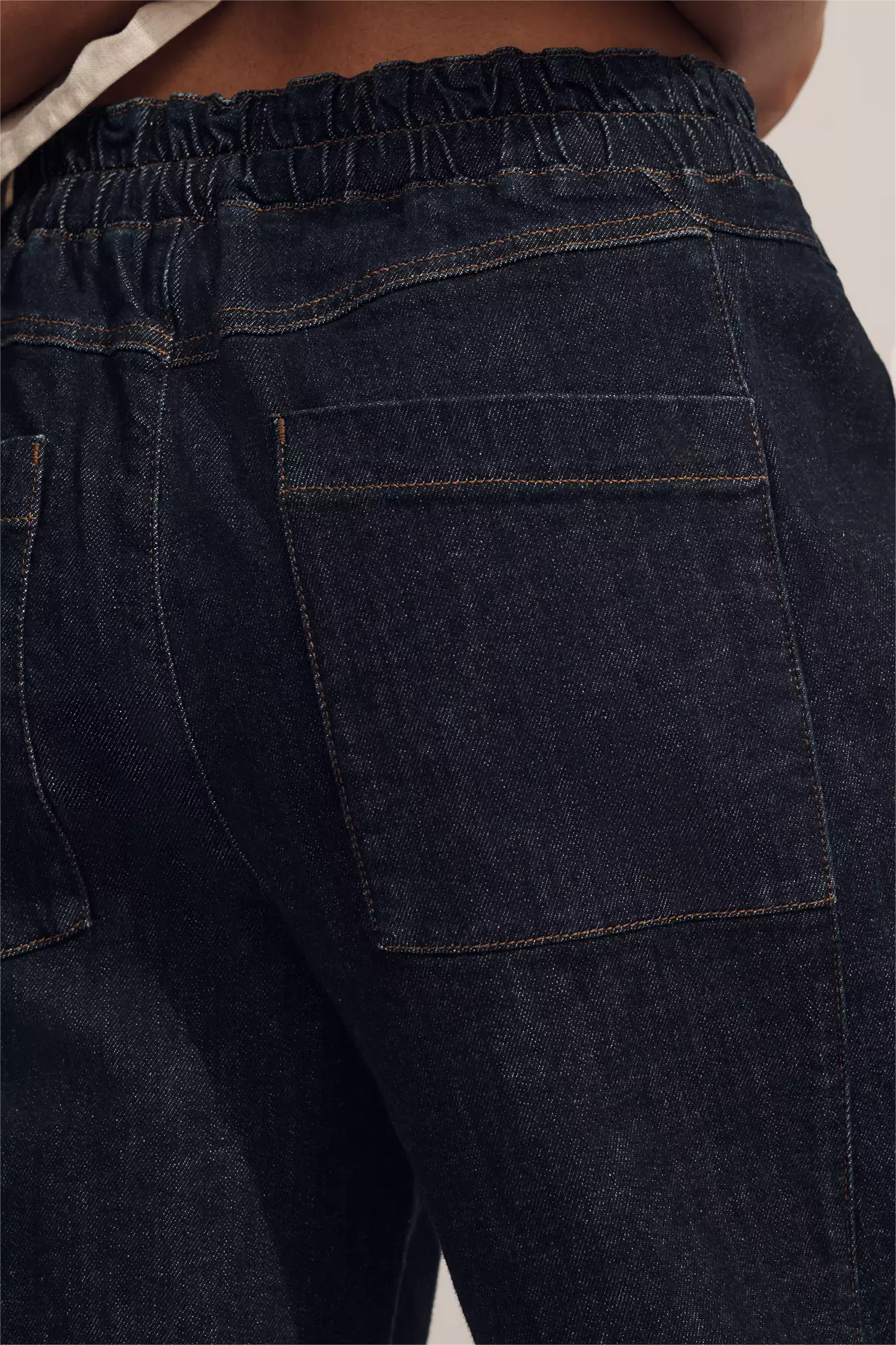 The Relaxed Pull-On Barrel Jeans(Buy 2 Free Shipping)