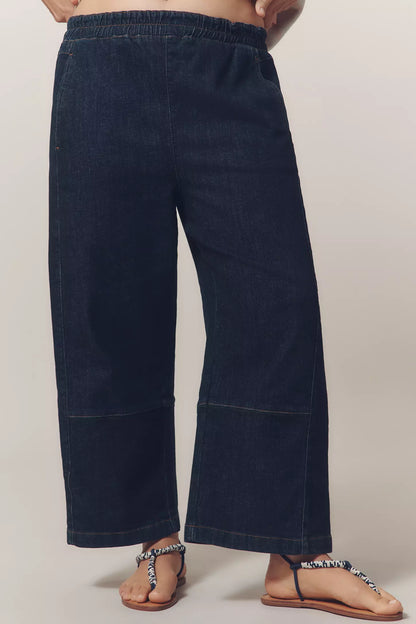 The Relaxed Pull-On Barrel Jeans(Buy 2 Free Shipping)