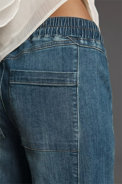 The Relaxed Pull-On Barrel Jeans(Buy 2 Free Shipping)