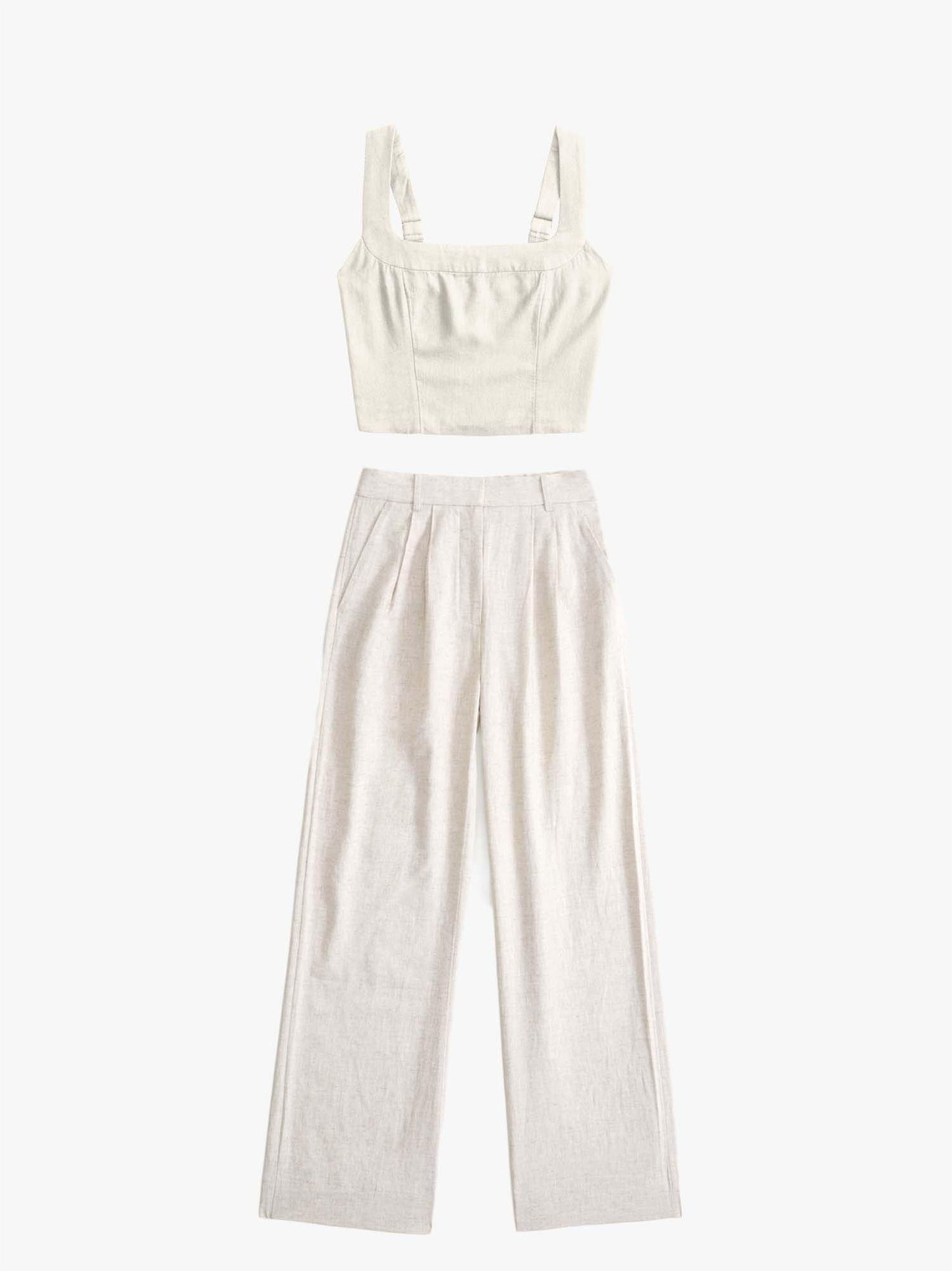 Tailored & lifted Linen-Blend Set(BUY 2 FREE SHIPPING)