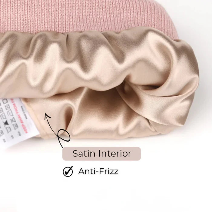 Anti-Frizz Satin Lined Beanie(Buy 2 Free shipping)