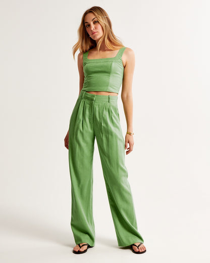 Tailored & lifted Linen-Blend Set(BUY 2 FREE SHIPPING)