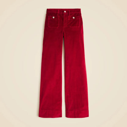 Tummy Control Sailor Wide Leg Trouser (Buy 2 Free Shipping)