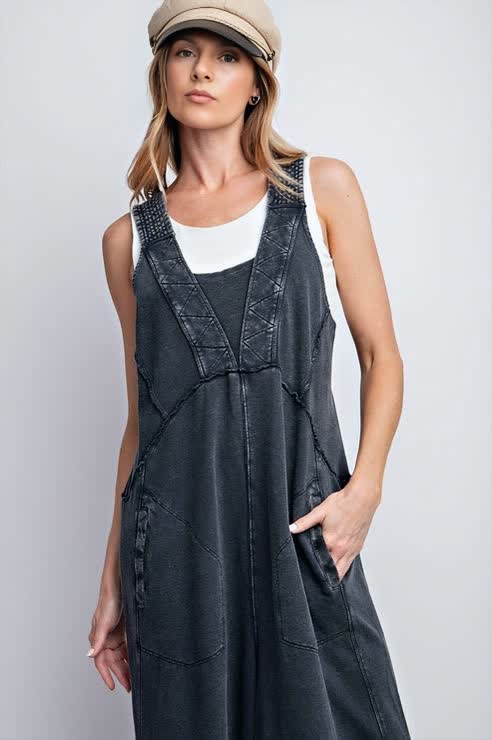 Relaxed Fit Wide Leg Jumpsuit(Buy 2 Free Shipping)
