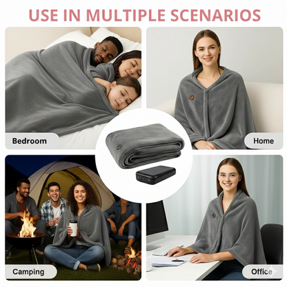 🎅Best Winter Gifts 🔥Favorite Portable Heated Shawl (Buy 2 Free Shipping)