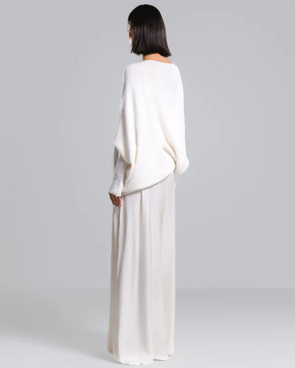 Cashmere Asymmetric Draped Jumper (Buy 2 Free Shipping)