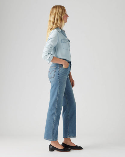 Hidden Buttons Ribcage Straight Ankle Jeans (Buy 2 Free Shipping)