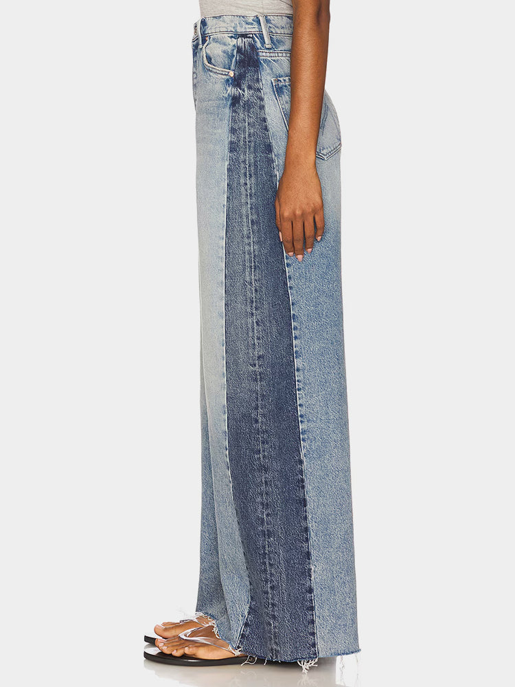 The Pipe Dream Button Sneak Fray Jean(Buy 2 Free Shipping)